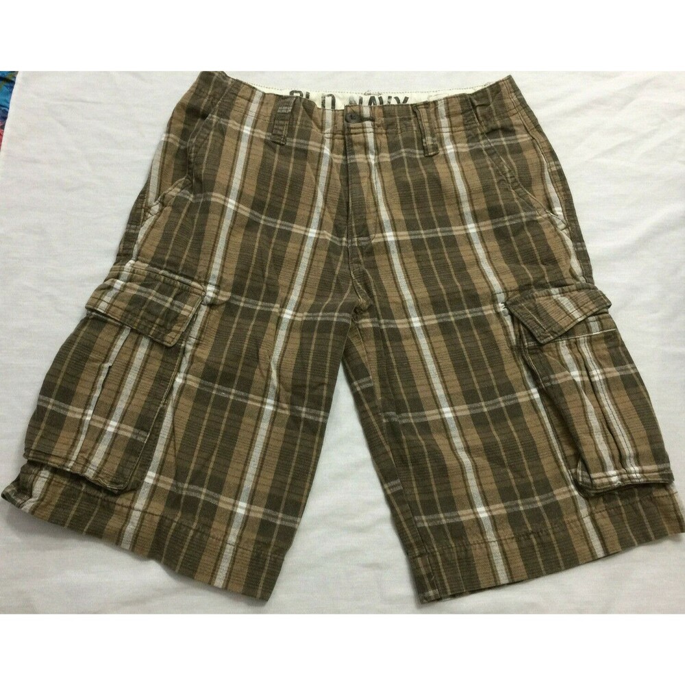 OLD NAVY MENS CARGO COTTON SHORTS SIZE 29